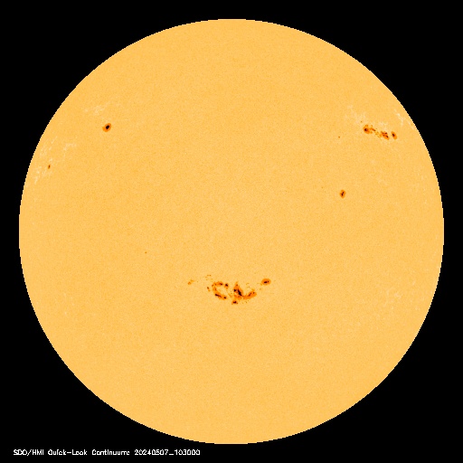 Aktuelles Sonnenbild von SOHO