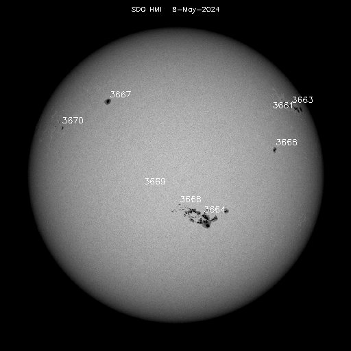 Current Sunspot Image