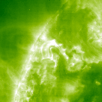 EIT 195  image of post-CME loops