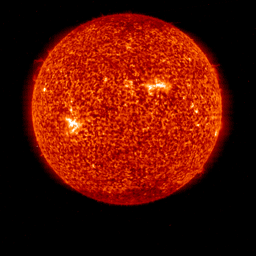 [EUV image of the Sun in 60,000 K plasma, 1996/01/02]