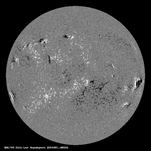 Sole da SOHO - MDI Magnetogram