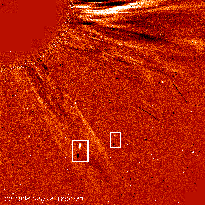 LASCO C2 running difference image
