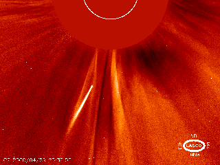 LASCO C2 running difference image